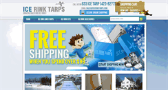 Desktop Screenshot of icerinktarps.com